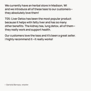 T05: Liver Detox Herbal Tea